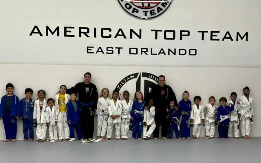 a group of people posing for a photo