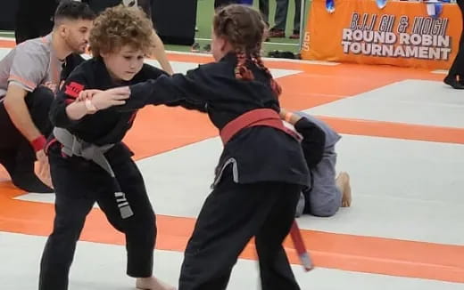 a group of people dancing