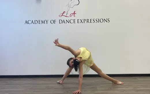 a person doing a yoga pose