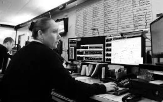 a man working in a control room