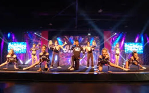 a group of people on a stage