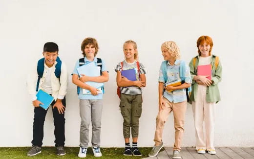 a group of people posing for a photo