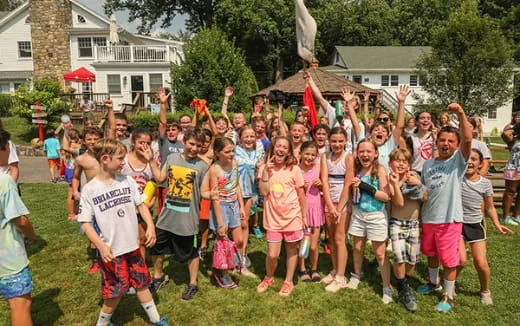 a group of children posing for a photo