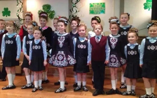 a group of children in a gym