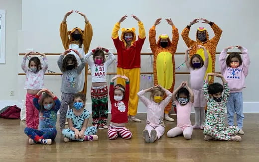 a group of children in clothing
