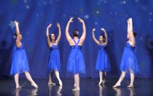 a group of women dancing