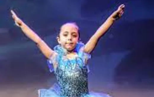 a person with the arms raised