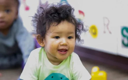 a young girl with a ponytail