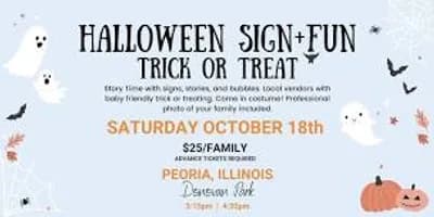 SAVE THE DATE | Sign + Fun Trick or Treat with Communication Junction