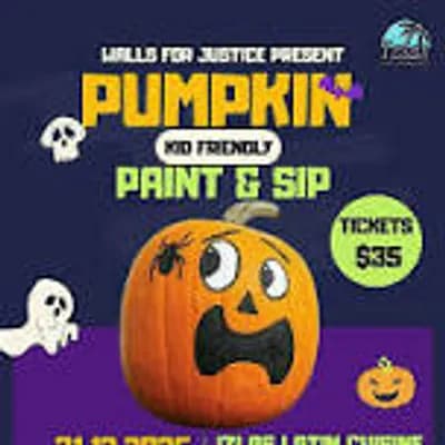 Pumpkin Paint and Sip