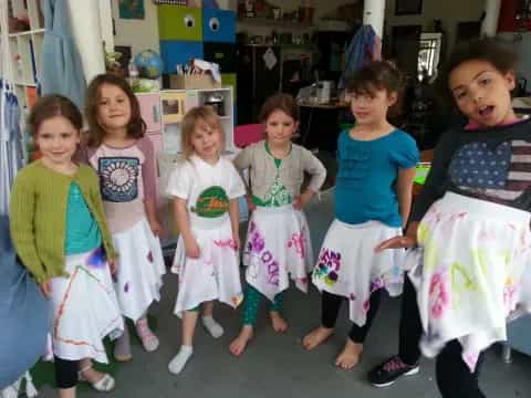 a group of children posing for a photo