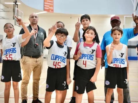 a group of people posing for a photo