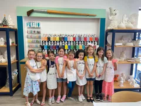 a group of children posing for a photo