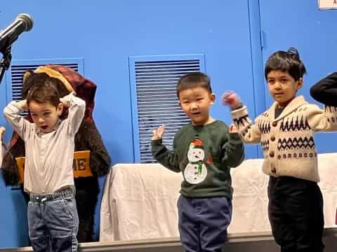 a group of boys posing for a picture