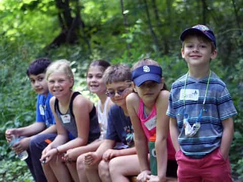 a group of children posing for a photo