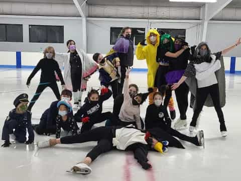a group of people wearing clothing