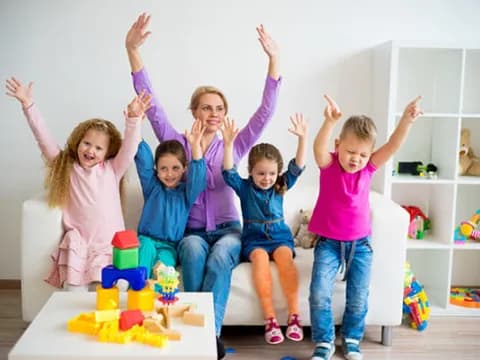 a group of children posing for a photo